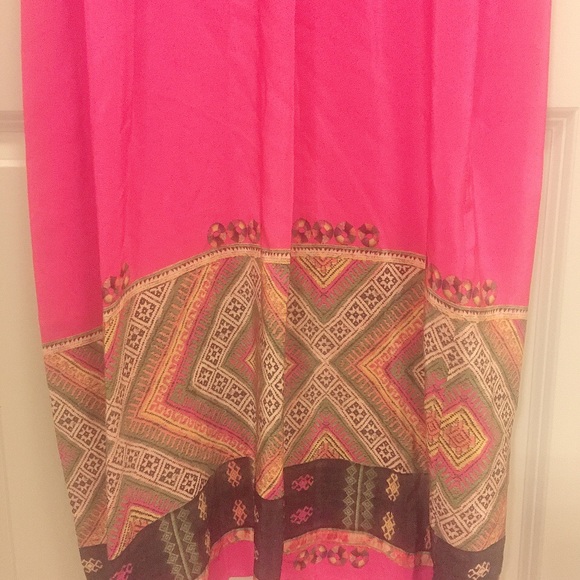 Twelfth Street By Cynthia Vincent Silk Maxi Dress. - Picture 3 of 4